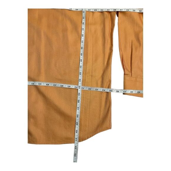 St Croix Mens Button Down Long Sleeve Shirt Burnt Orange Size XL - Picture 11 of 12